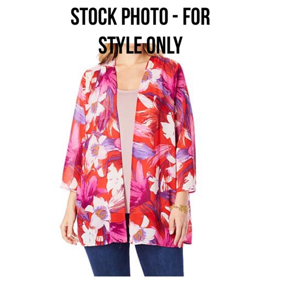 Colleen Lopez Chiffon Lily Topper - Picture 13 of 13